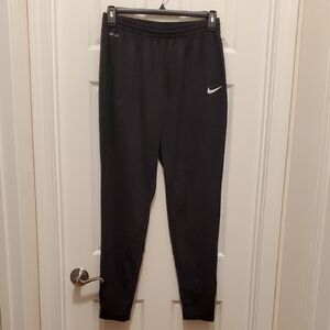 Sale Nike 🌻 Black Athletic Pants with White Swoosh